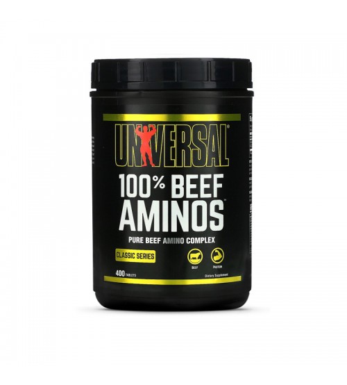 Комплекс аминокислот Universal Nutrition 100% Beef Aminos 400tabs